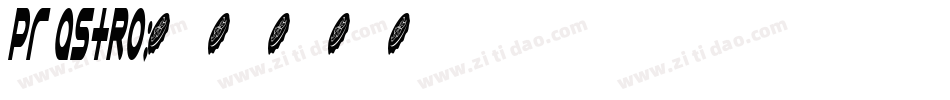 PR Astro字体转换